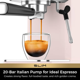 CHULUX milk frother and steam wand for creamy lattes and cappuccinos