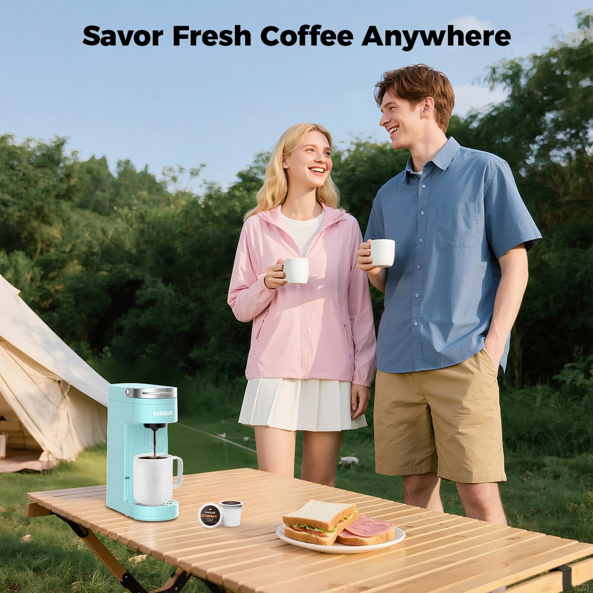 CHULUX Slim travel-ready setup inspires coffee on the go with ease.