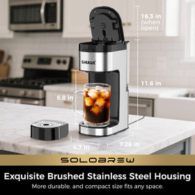 CHULUX SoloBrew 1000W heater delivers fast, consistent brewing.