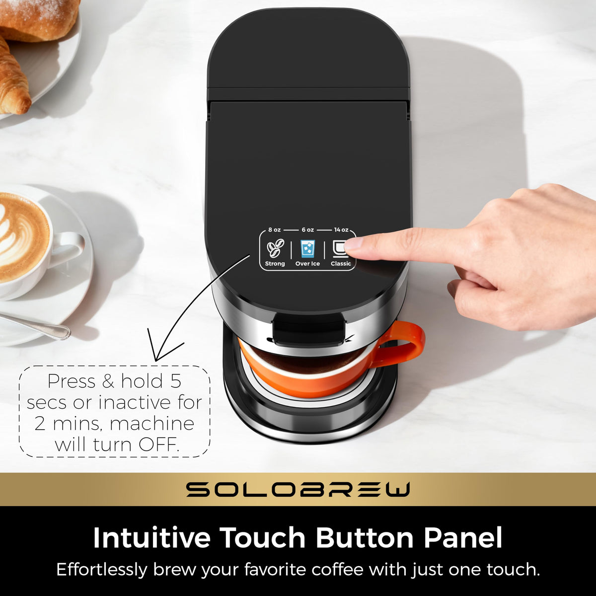 CHULUX SoloBrew auto shut-off and energy-saving features.