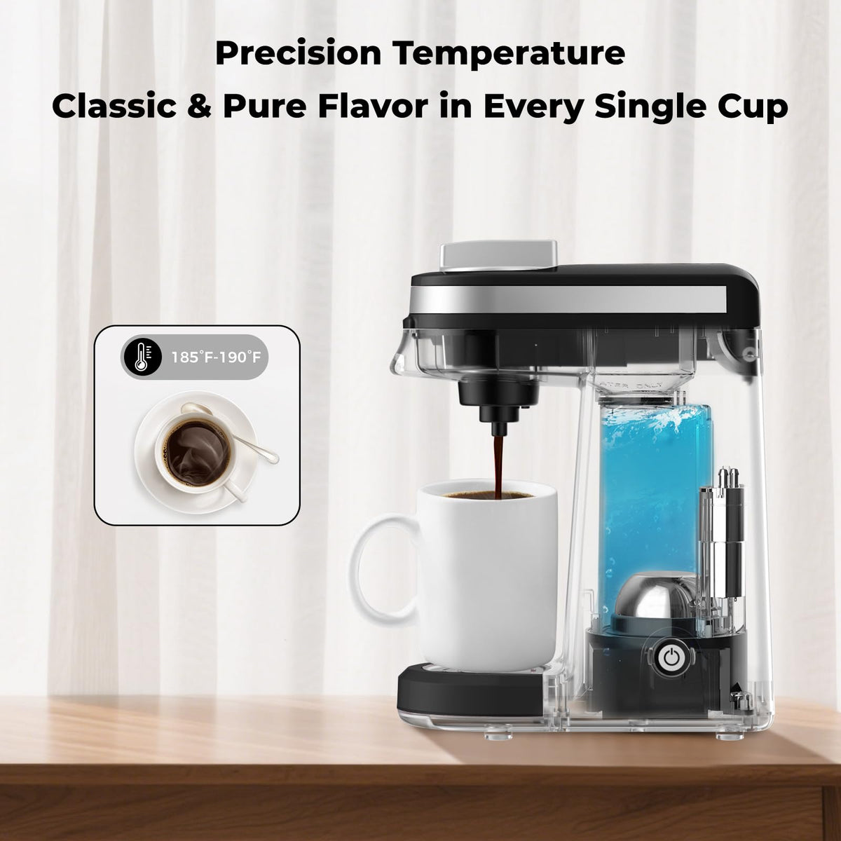 CHULUX travel mug compatibility supports cups up to 5.7 inches tall.