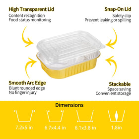 CHUPEI eco-friendly disposable pans with lids, suitable for catering and leftovers.