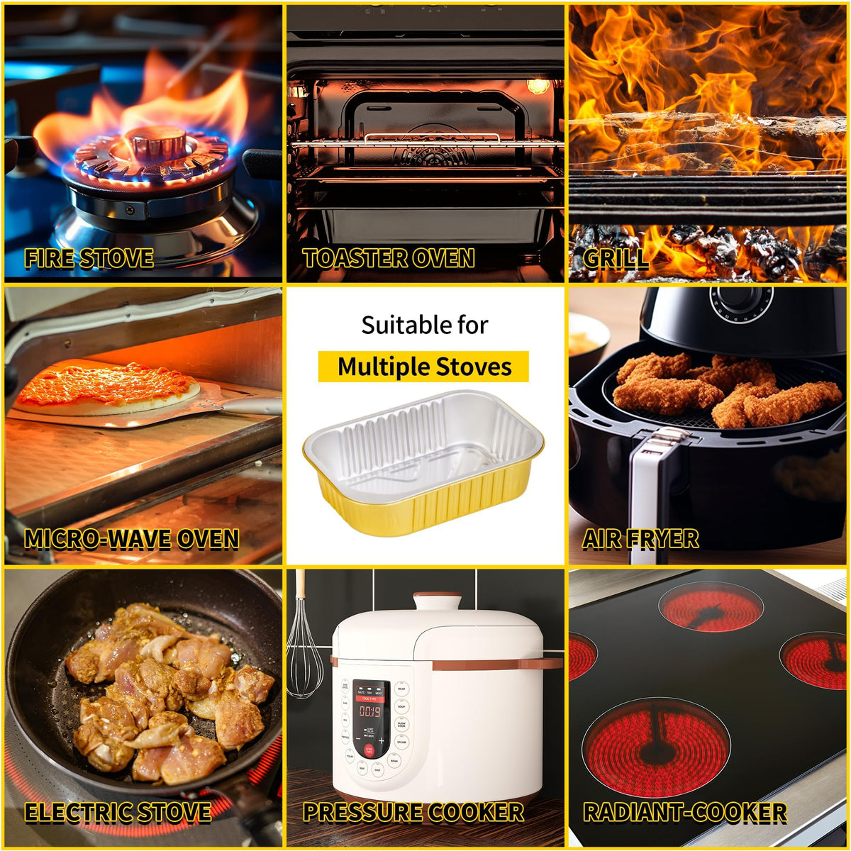 CHUPEI takeout and catering pans offer sturdy, mess-free service.