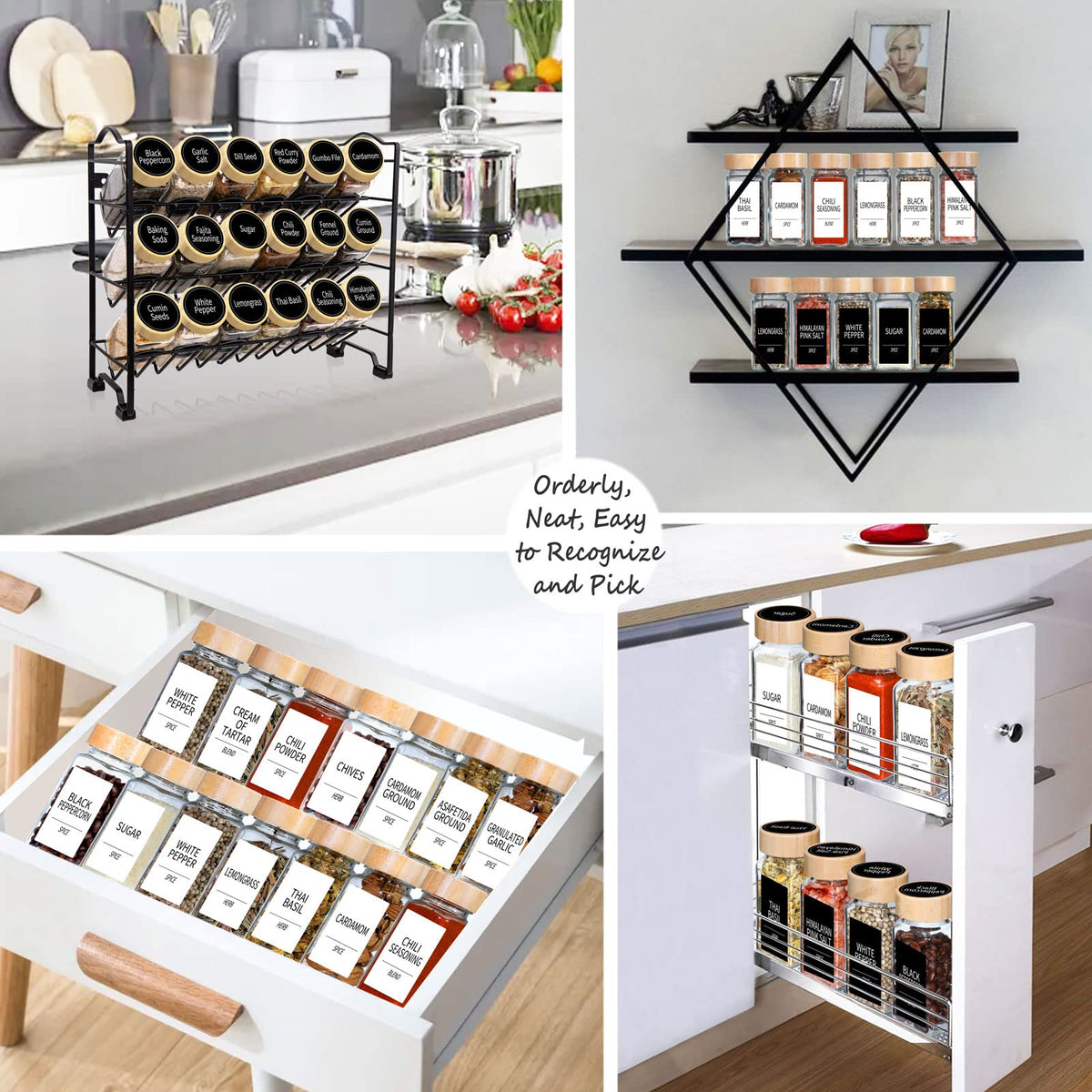 Churboro shaker lids show two designs for powders and grains for versatile use.