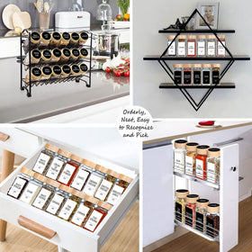 Churboro shaker lids show two designs for powders and grains for versatile use.