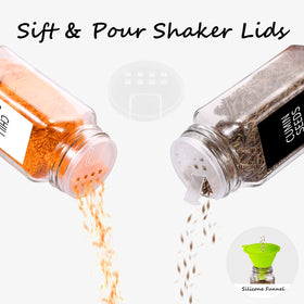 Churboro compact jars fit neatly in a spice rack or drawer
