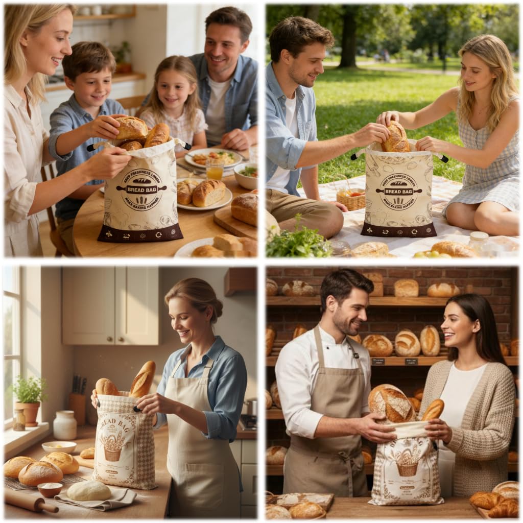 CHWPZRTKL beeswax lining reduces plastic waste in daily baking.