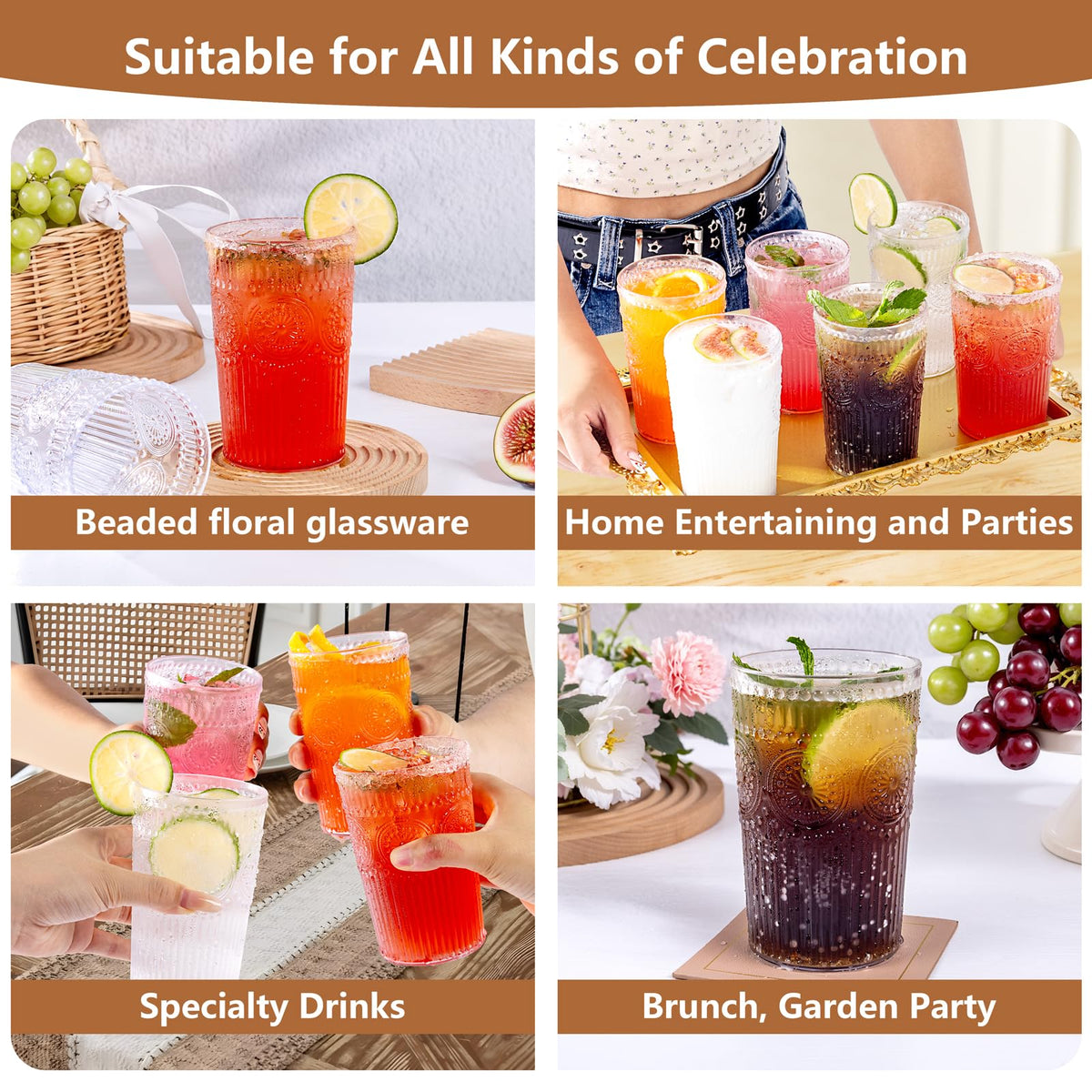 Ciaell gift idea: plastic glass set for gatherings