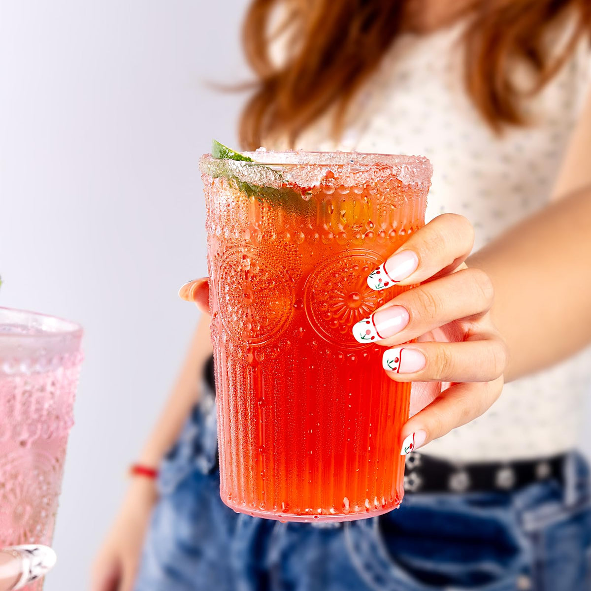 Ciaell poolside 14oz plastic glasses for outdoor celebrations