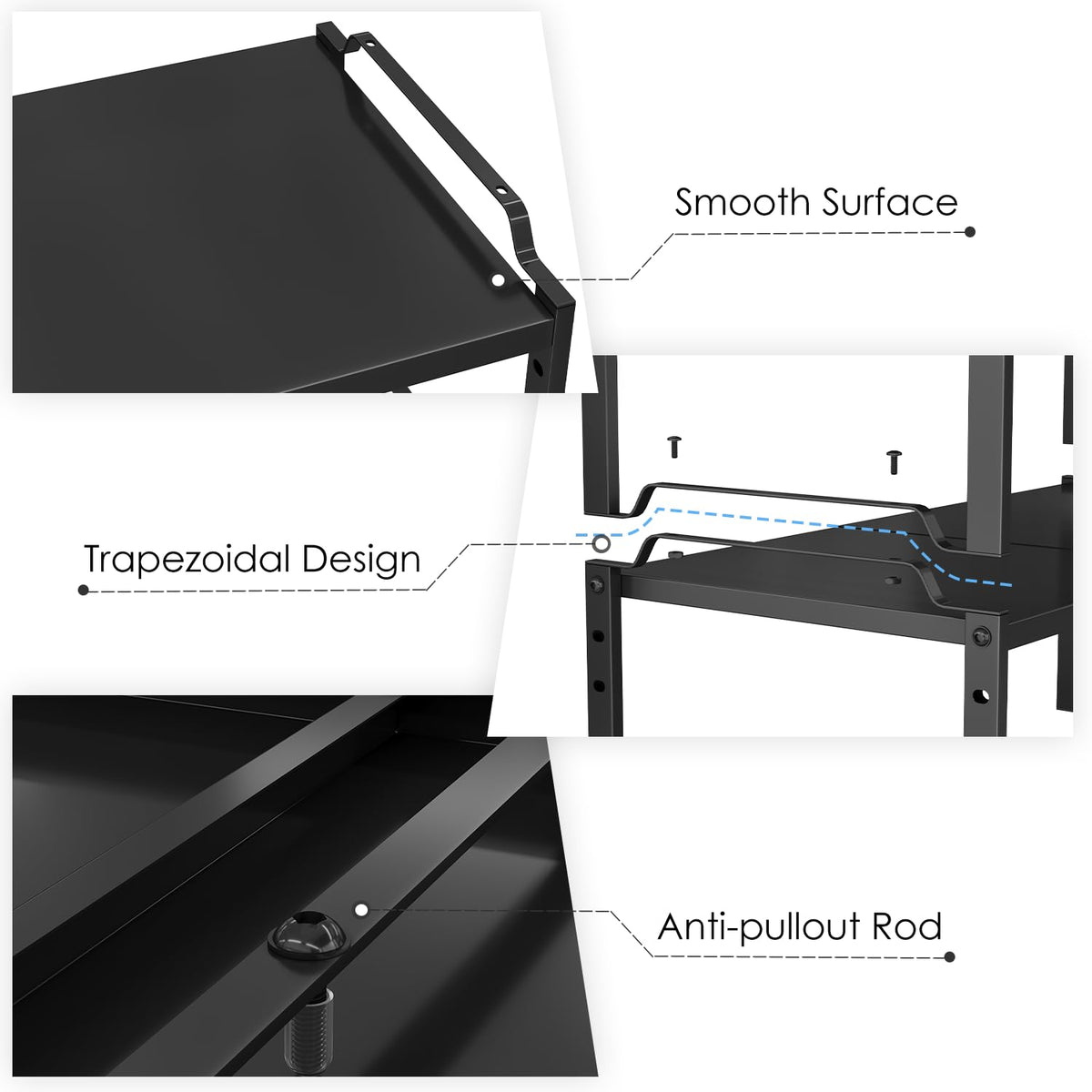 Cidaziya pantry organizers showcase stackable design for flexible cabinet layouts