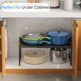 Cidaziya shelves keep lids and cookware within reach