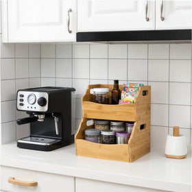 Cididu pantry-organization helps declutter cabinets and shelves.
