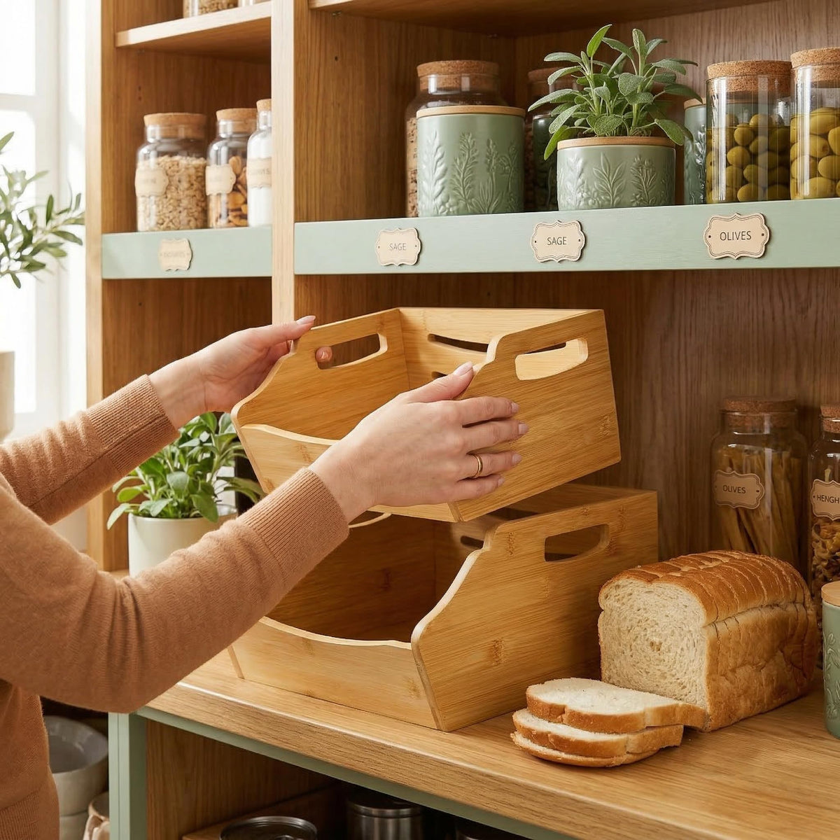 Cididu ventilated back design enhances airflow around stored items.
