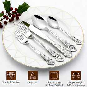 Cididu dinner knife in stainless steel for durable daily use.