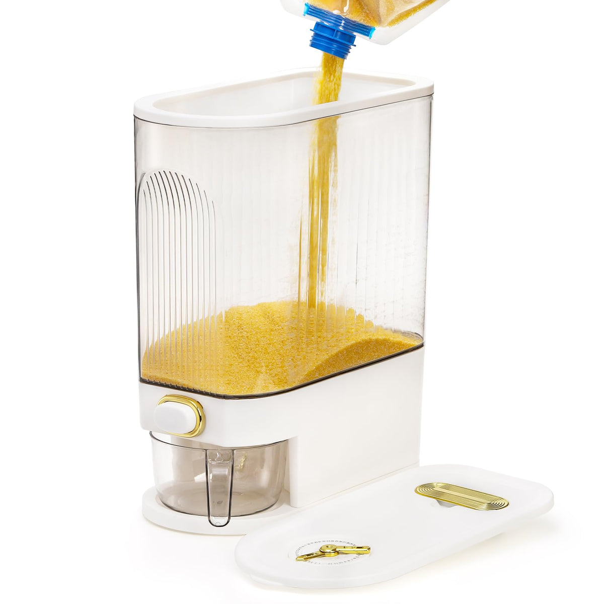 Cididu dry goods storage idea for cereals, oats, and beans.