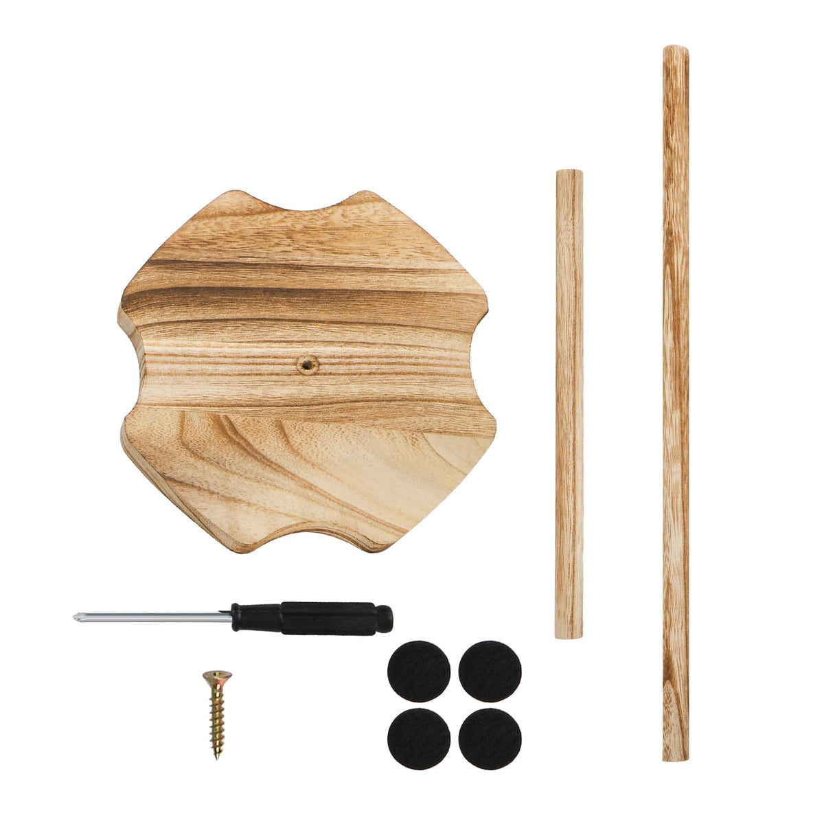 Cididu wood donut stand base provides stable foundation for upright dessert displays.
