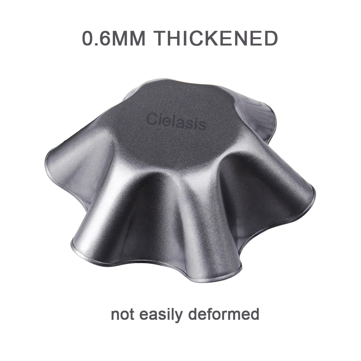 Cielasis oven-bake capable design for tortilla bowls and other creative dishes.