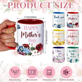 CimoroWin Mother’s Day pink mug for everyday tea or coffee rituals