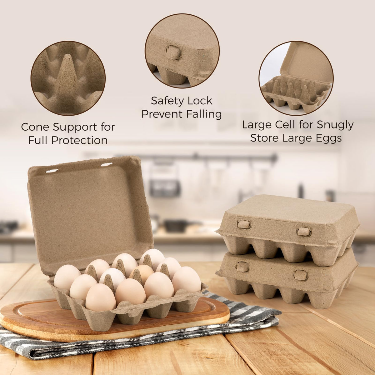 CINPIUK eco-friendly egg carton reduces plastic waste for markets