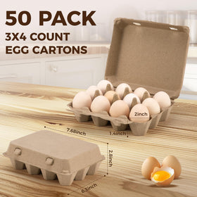 CINPIUK pulp egg tray with deep cups prevents cracking