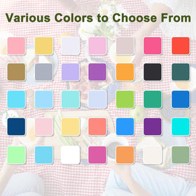 CINSOEN baby shower or wedding setup stays vibrant with these cloths.
