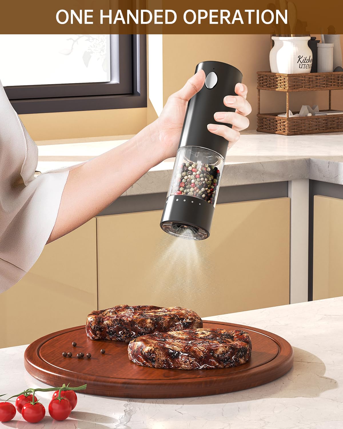 Circle Joy 95ML capacity container reduces refills during cooking