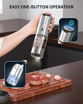 Circle Joy ceramic core grinder delivers consistent texture across ingredients.