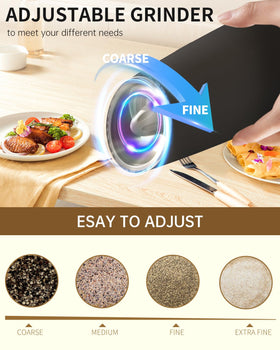 Circle Joy ceramic grinding core preserves spice flavors during grinding