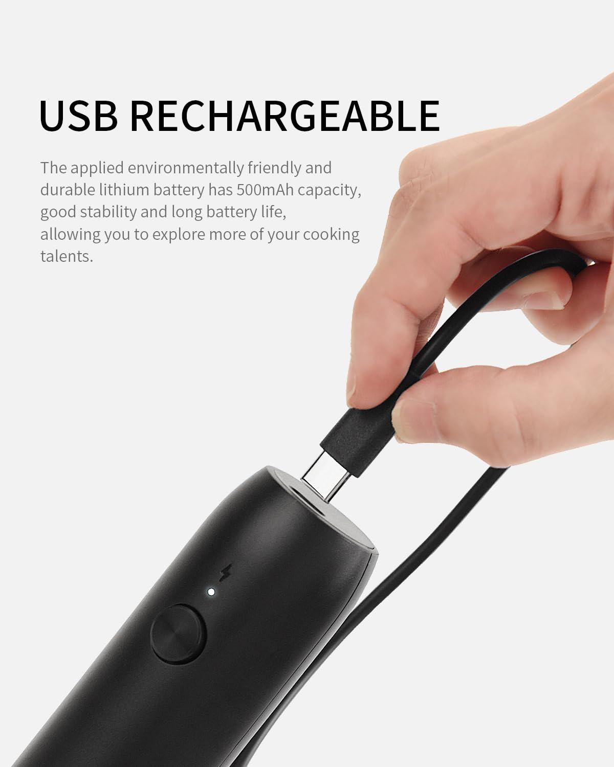 Circle Joy double coil whisk for velvety foam on coffee drinks