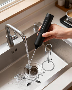 Circle Joy ergonomic hand mixer design simplifies kitchen tasks