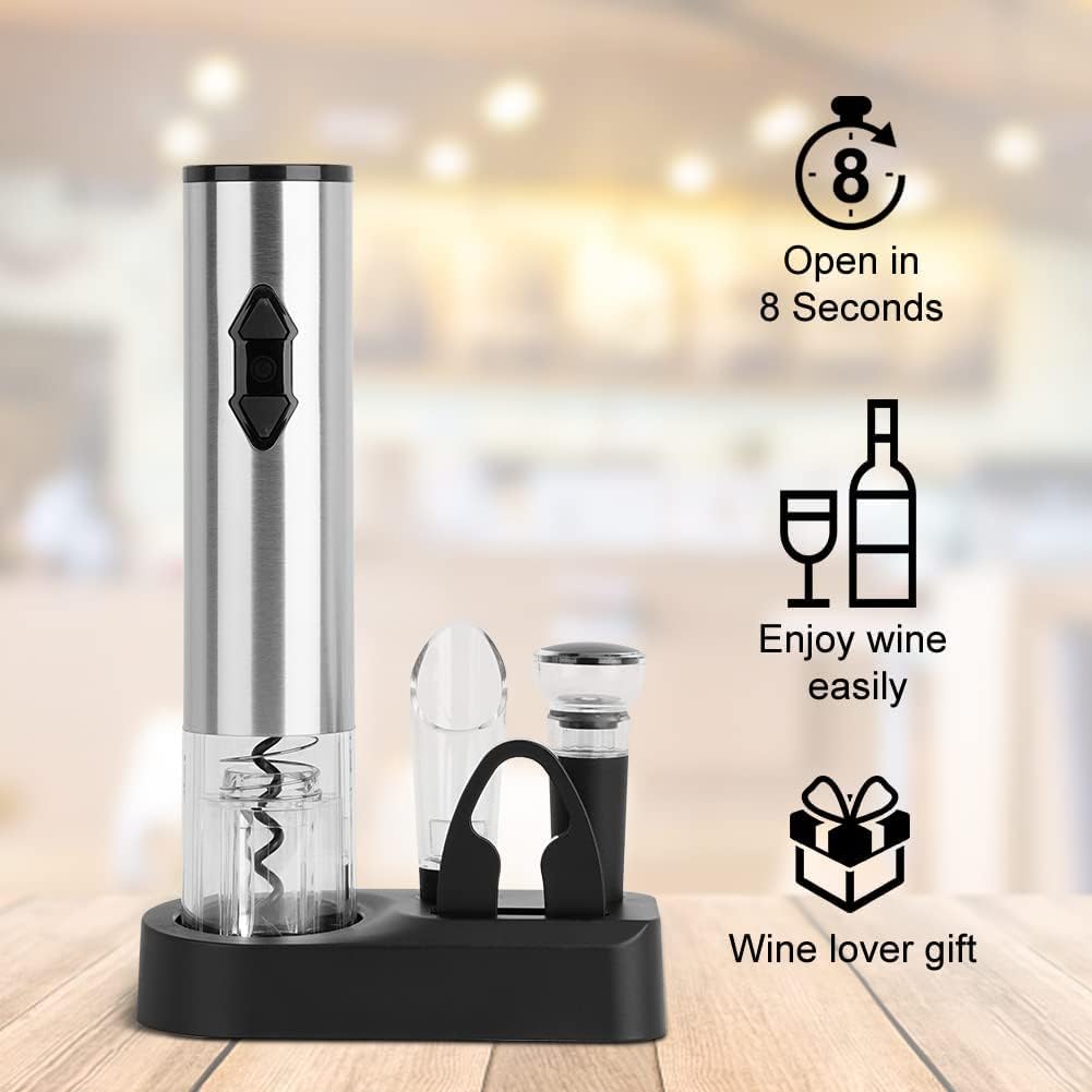 Circle Joy foil cutter cleanly removes foil before pouring wine