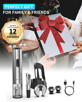 CIRCLE JOY 7-piece set presents a stylish gift for wine lovers