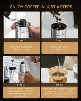Circle Joy Mini Grinder compact and portable for travel.