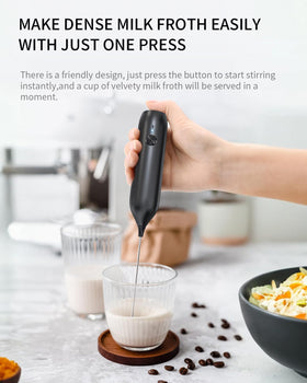 Circle Joy one-button operation makes foam fast and simple