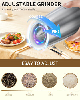 Circle Joy stainless steel body offers durable, stylish kitchen appeal.
