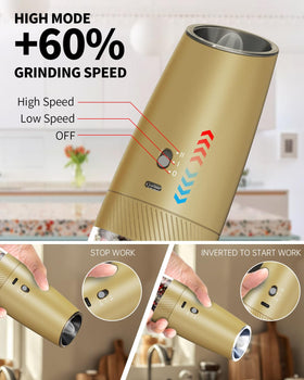 Circle Joy USB-C charging keeps grinders ready for cooking sessions.