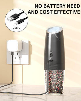 Circle Joy USB-C rechargeable grinder stays ready in the kitchen