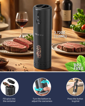 Circle Joy white LED light illuminates food for precise seasoning