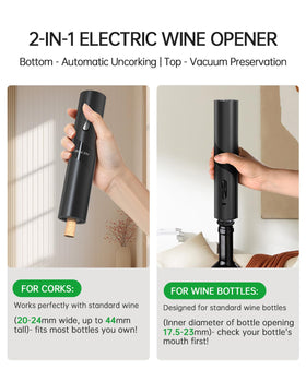 Circle Joy wine aerator pourer enhances aroma and tasting notes