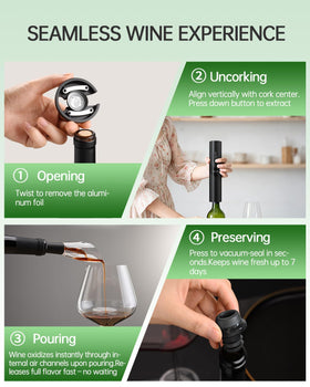 Circle Joy wine stoppers duo preserve freshness after opening