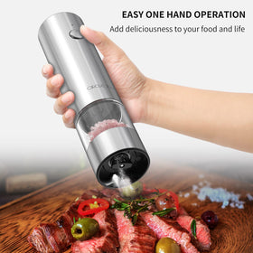 Circle Joy adjustable coarseness lets you choose fine to coarse grind.