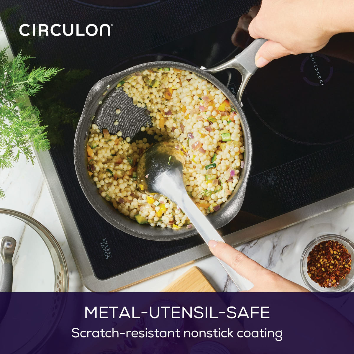 Circulon A1 graphite finish adds modern cookware aesthetics
