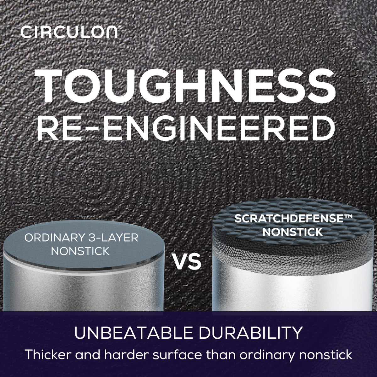 Circulon A1 3-qt pan is dishwasher-safe for convenient maintenance
