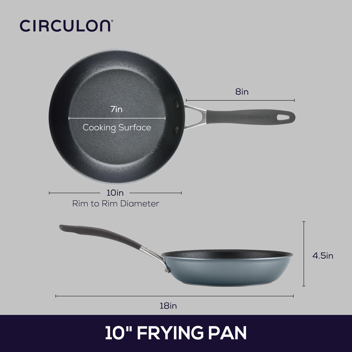 Circulon A1 ScratchDefense interior shows thicker nonstick surface for easy release
