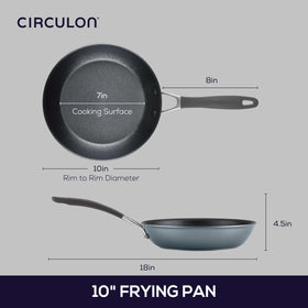 Circulon A1 ScratchDefense interior shows thicker nonstick surface for easy release