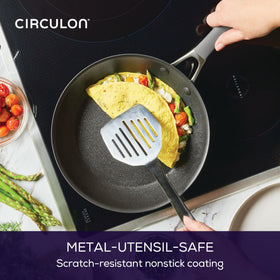 Circulon A1 ScratchDefense 6-quart stockpot ready for hearty soups.