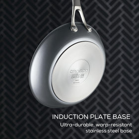 Interior nonstick surface of Circulon A1 ScratchDefense skillet