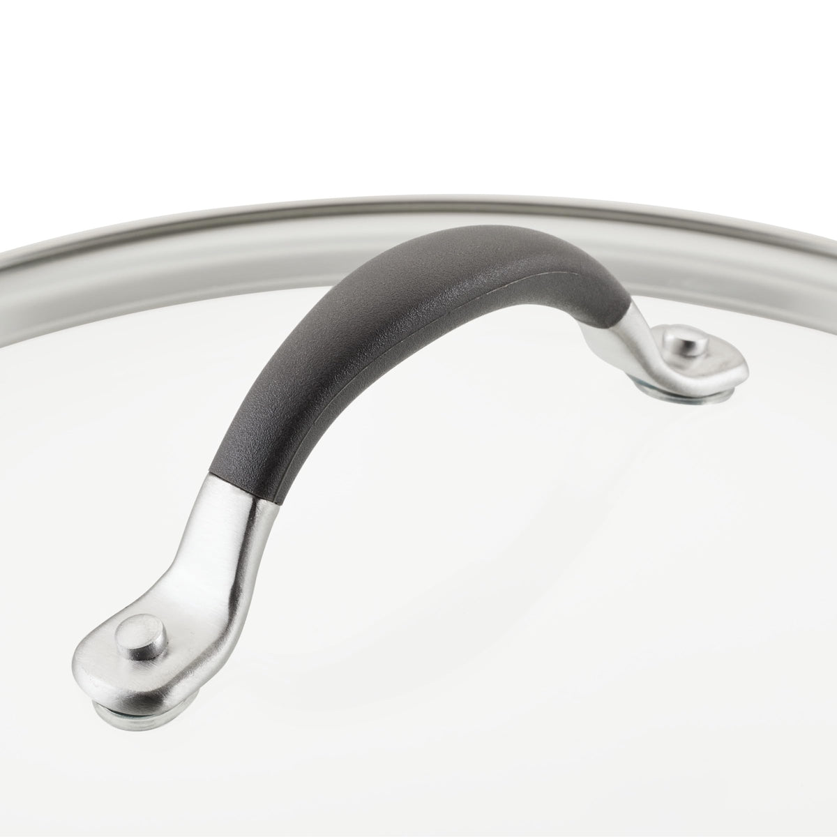 Circulon A1 Series glass lid suitable for dishwasher cleaning after cooking.
