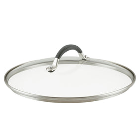 Circulon A1 Series glass lid with lifetime warranty note.