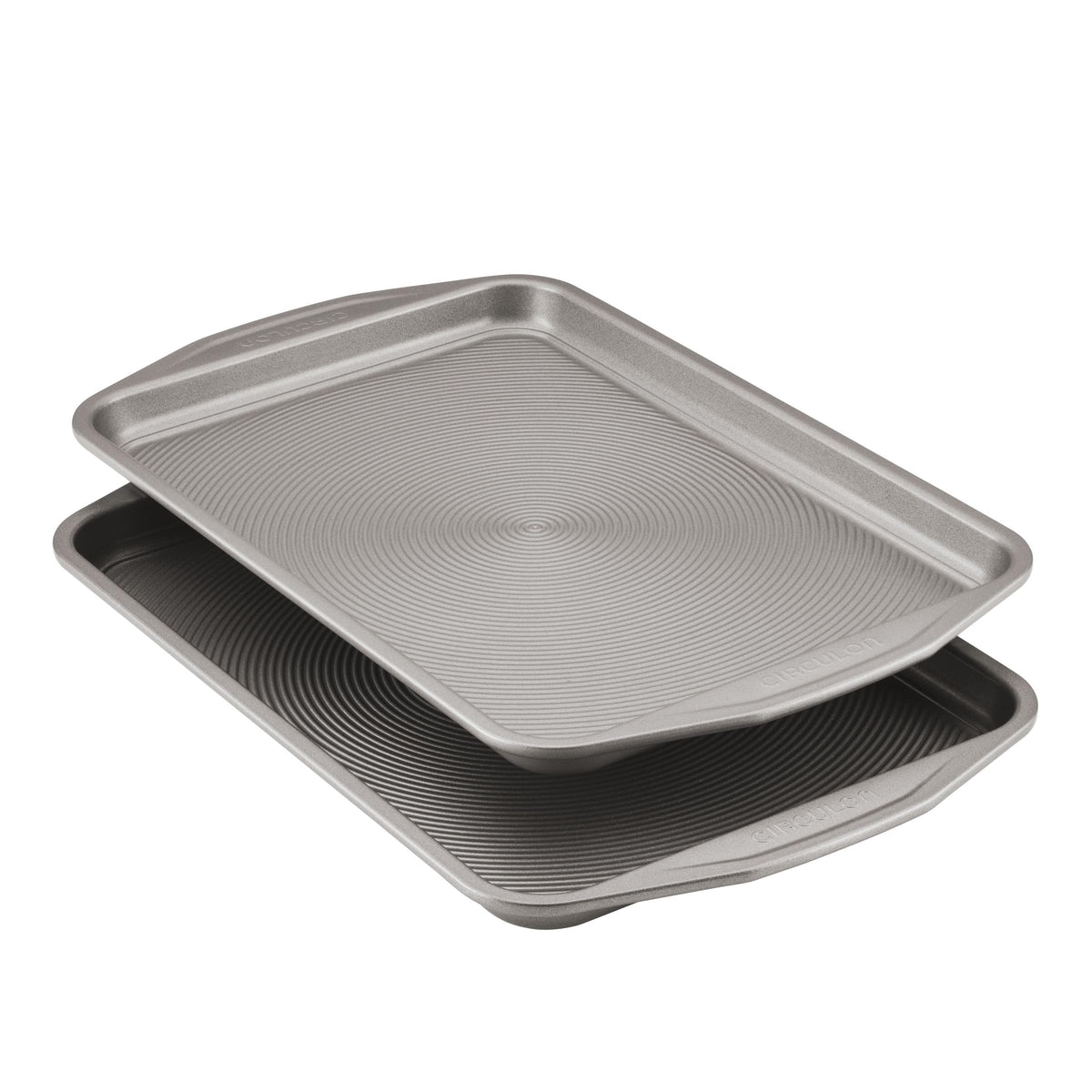 Circulon nonstick bakeware two-piece set for easy weeknight baking and cleanup.